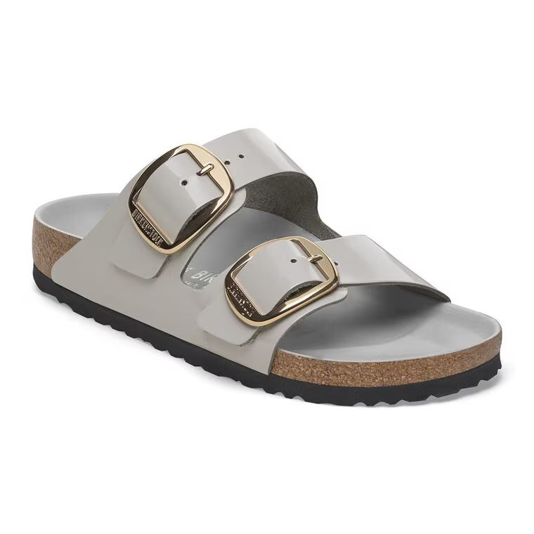 Arizona Big Buckle Natural Leather Patent High Shine Baby Blue | BIRKENSTOCK | Birkenstock USA