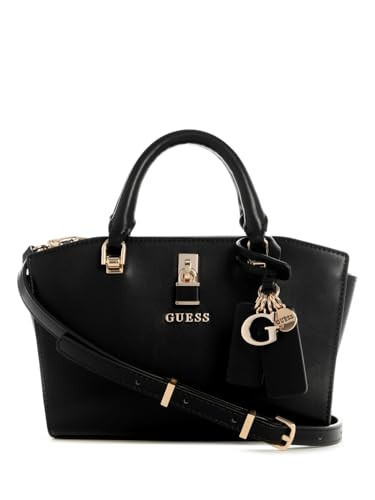 GUESS Queensland Mini Satchel, Black | Amazon (US)