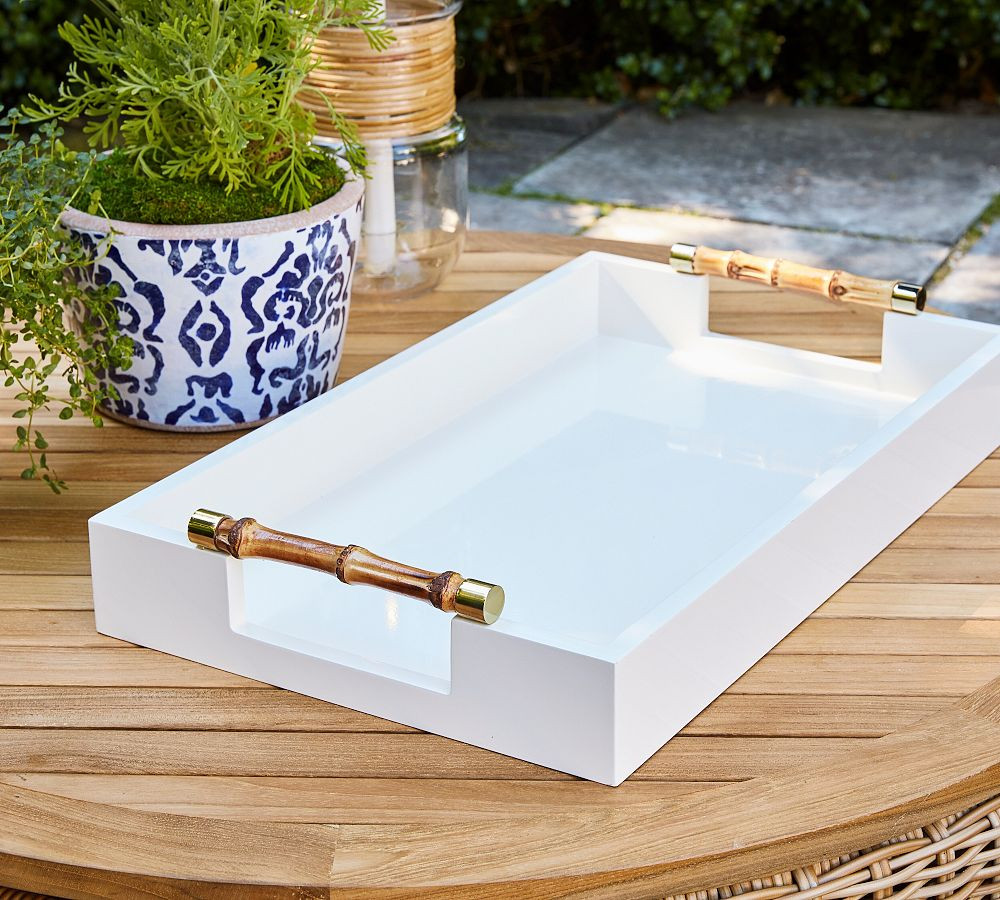 Pallas Lacquered Tray | Pottery Barn (US)