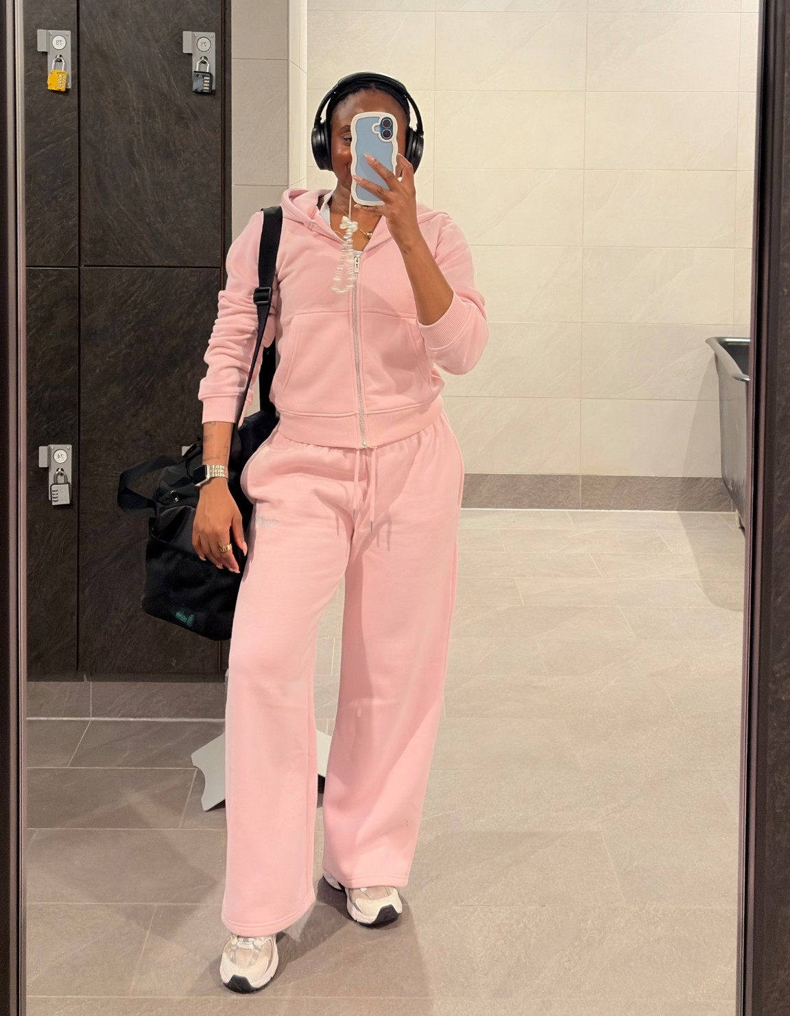 Pink tracksuit 🌸 #

#LTKfitness #LTKpetite