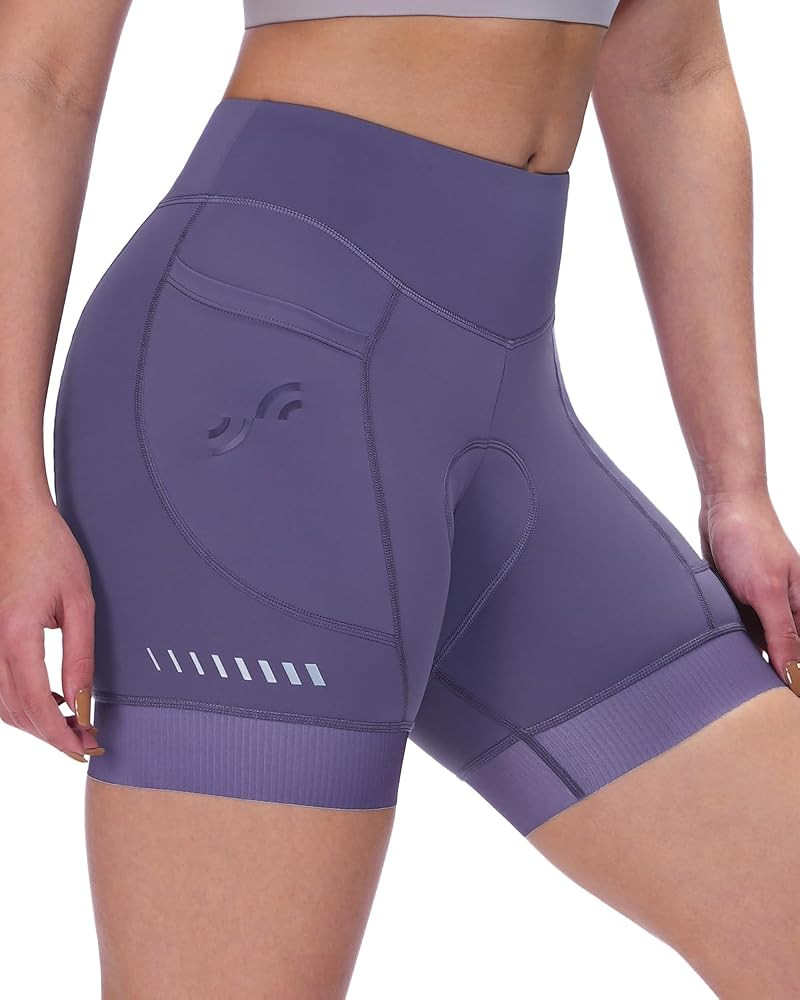 Sportneer Womens 4D Padded Bike Shorts - Women's Cycling Shorts with Breathable Mesh Pockets & Se... | Amazon (US)