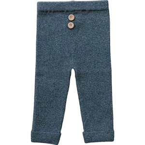 Mebie Baby Charcoal Knit Leggings for Kids: Sizes 0-3 Months to 6 Years | Mebie Baby