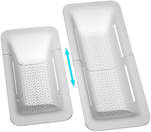 Over the Sink Colander, DRLIFE White Sink Collander Strainer Expandable Colander Kitchen Multifun... | Amazon (US)