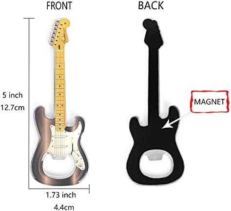 LanHong 2 Piece/Set Bottle Opener Beer Bottle Openers Guitar Shaped Bottle Opener Guitar Gift Kit... | Amazon (US)