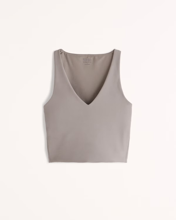 YPB sculptLUX V-Neck Slim Tank | Abercrombie & Fitch (US)