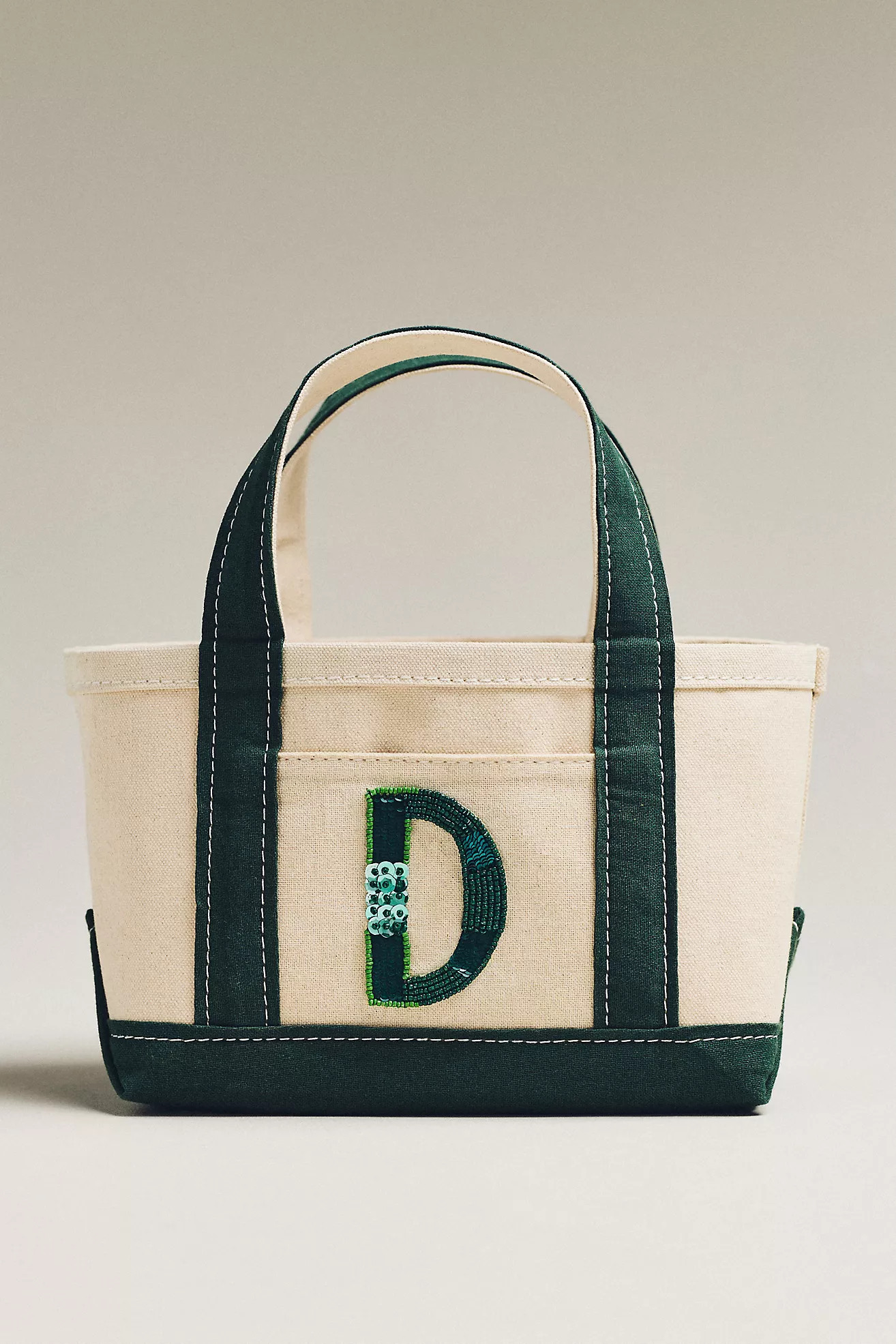 The Hartley Monogram Mini Canvas Tote by Maeve | Anthropologie (US)