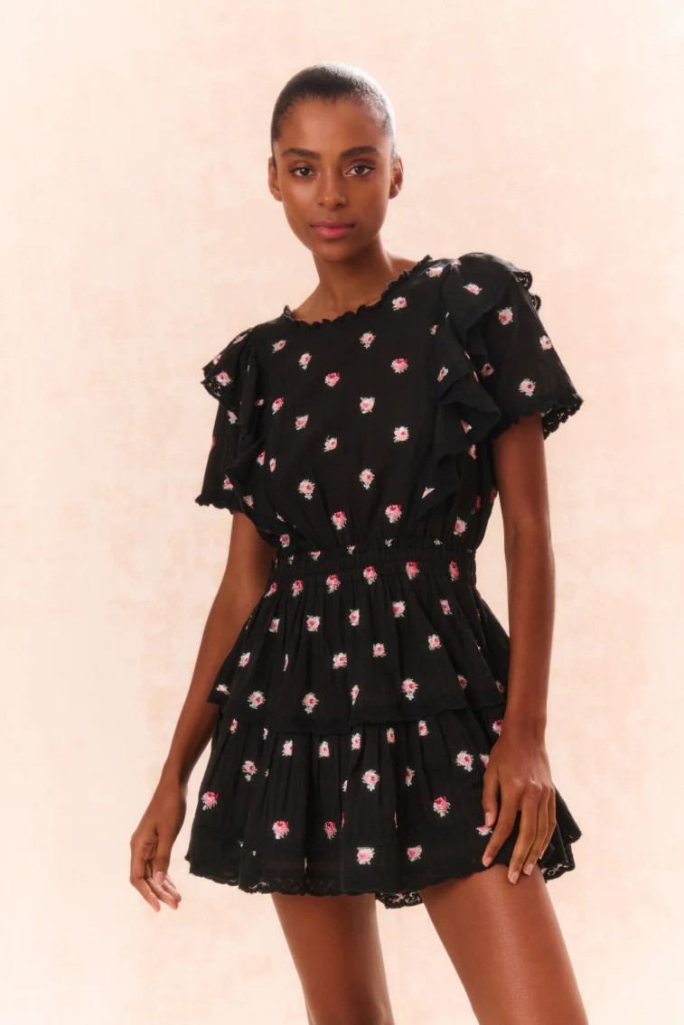 Natasha Cotton Floral Dress | LoveShackFancy