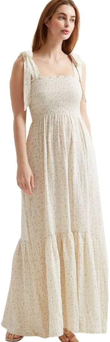 NOTHING FITS BUT Dress for Women, Classic Nursing Momoka Maternity Dress for Photoshoot, Muslin F... | Amazon (US)