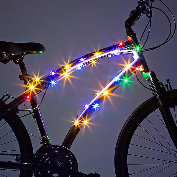 Rainbow 6' Cosmic Brightz Bike Lights | The Container Store