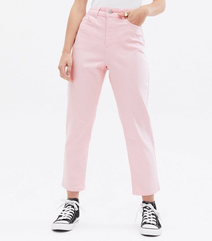 Petite Pale Pink Waist Enhance Tori Mom Jeans
						
						Add to Saved Items
						Remove from S... | New Look (UK)