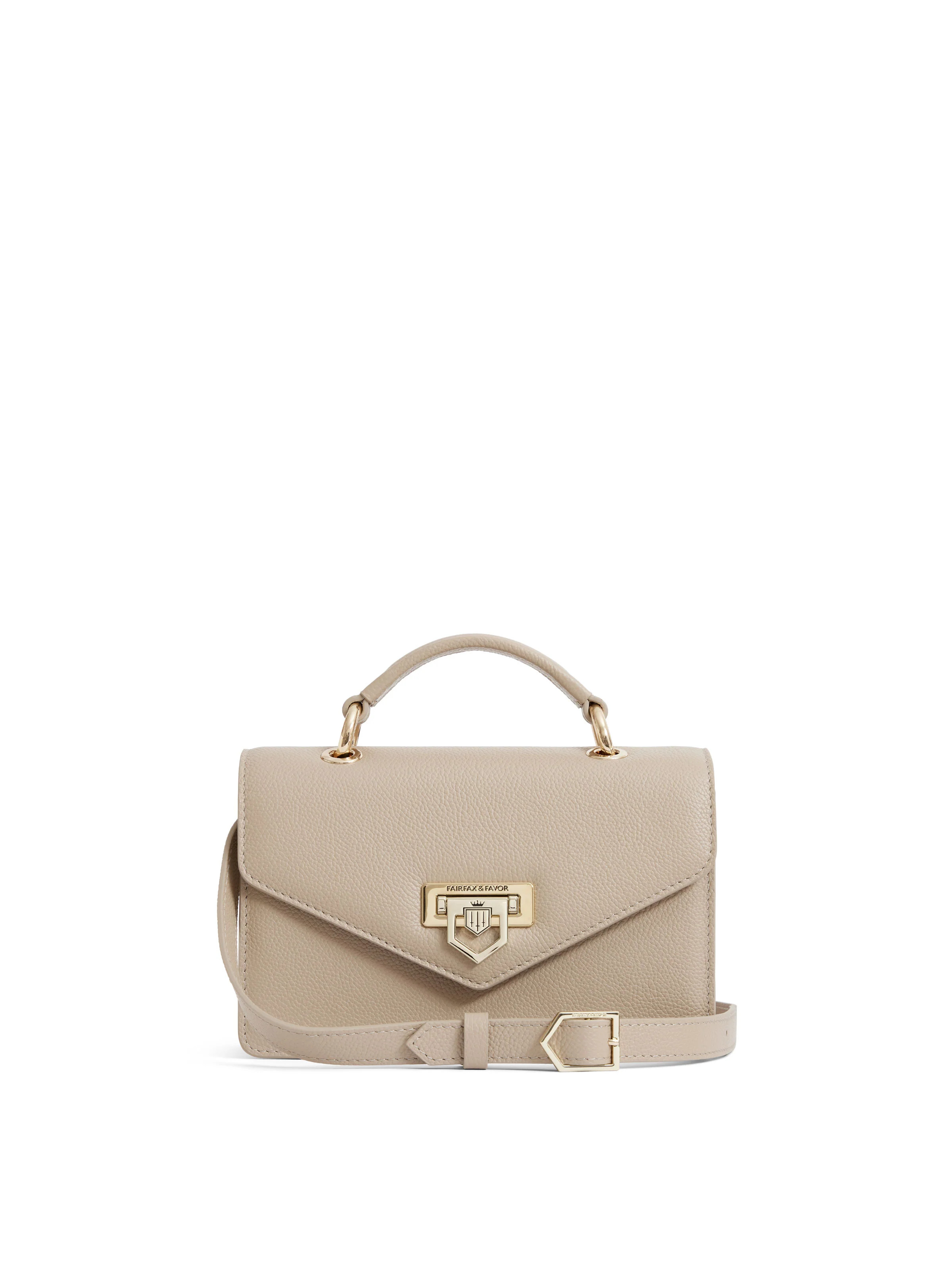Mini Loxley - Women's Crossbody - Stone Leather | Fairfax & Favor | Fairfax & Favor (UK)