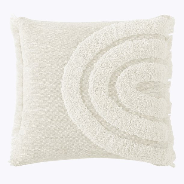 Better Homes & Gardens, Ivory Arches Decorative Pillow, Square, 20" x 20", 1 Piece | Walmart (US)