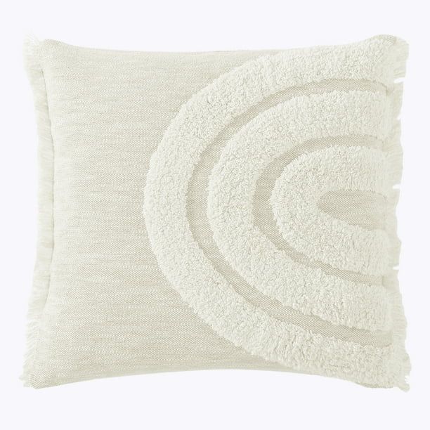 Better Homes & Gardens, Ivory Arches Decorative Pillow, Square, 20" x 20", 1 Piece | Walmart (US)