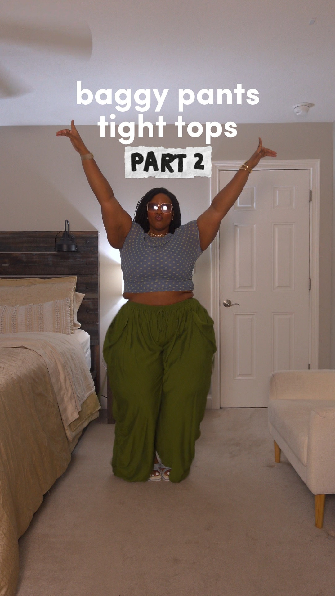 Baggy pants + a fitted top will forever be one of my favorite outfit formulas. Here’s some easy ways to style yours! Actual outfits are available on the TikTok Shop, linked in this video: https://www.tiktok.com/t/ZP8n1BVvx/ Look for the orange 🛒 icon in the bottom left! I’ve linked to very similar alternatives below. 

🛍️ SIZING DETAILS
I’m 5’9”, 325lbs and normally a size 3X/20/22.
Crop Tops: XXL (14), VERY stretchy and comfy. I linked to an alternative on Amazon that has larger sizes up to a size 5X as well. The only one I couldn’t find is the polka dot and tie dye ones. You’ll have to get those on TikTok. 

Baggy Pants: 4X (20), true to size, adjustable drawstrings on the side, so they work for heights 5’3” to 6’2”. Literally my favorite pair of wide leg pants!

Shoes: White + Red Pumps are in a size 11. I’m usually a 12W, but they are so comfy and fit well. Leopard print heels are in a size 12 and are also wide foot friendly.

Now get out there and slay!!! Click the orange 🛒 to shop these pieces!

#LTKootd #LTKPlusSize #LTKSaleAlert