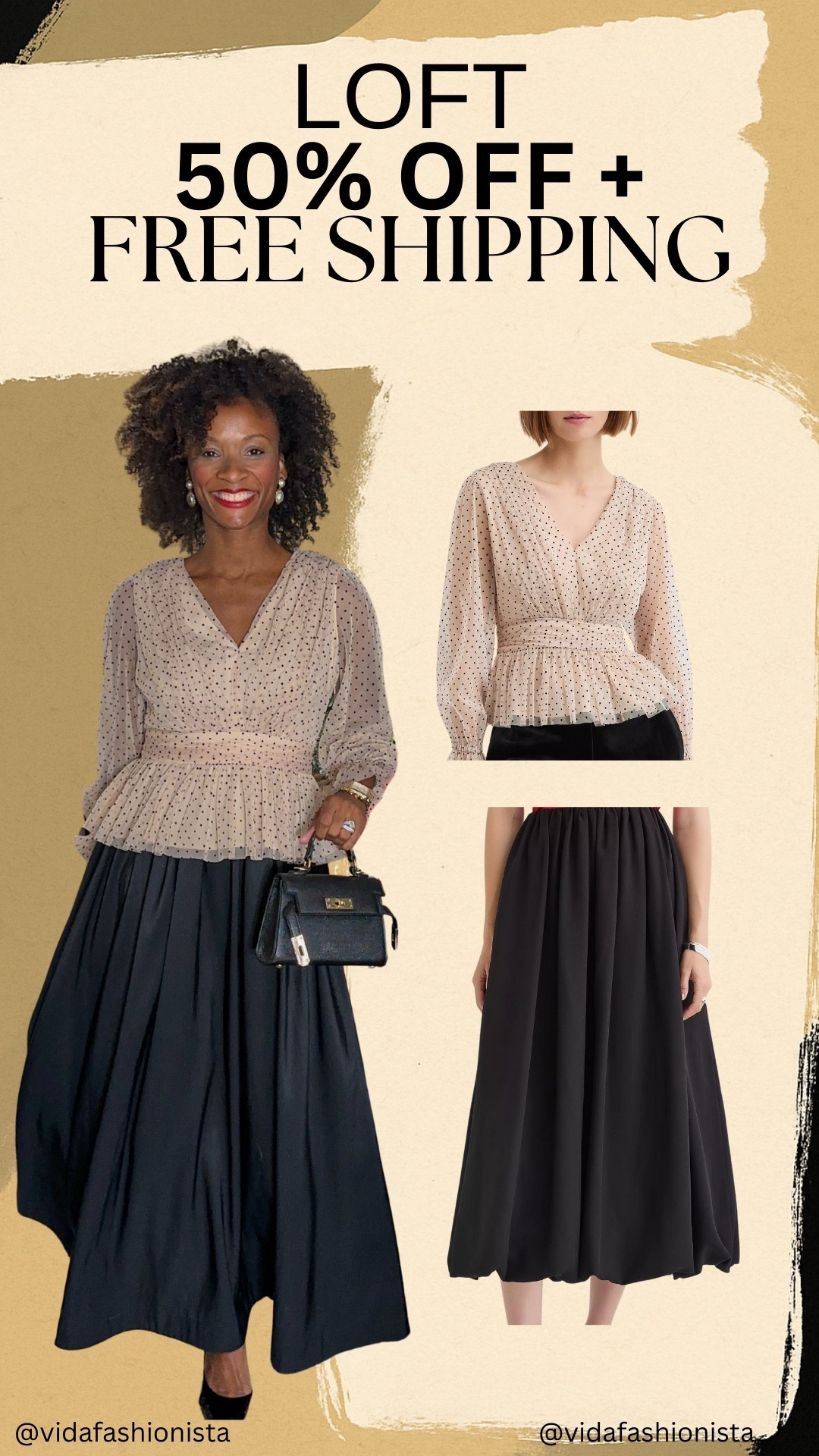 50% off at Loft + FREE shipping

I’m wearing a size 2 in the top since it has no stretch and the skirt I can do petite sizing for length, my normal XSP

#LTKPetite #LTKHoliday #LTKSaleAlert