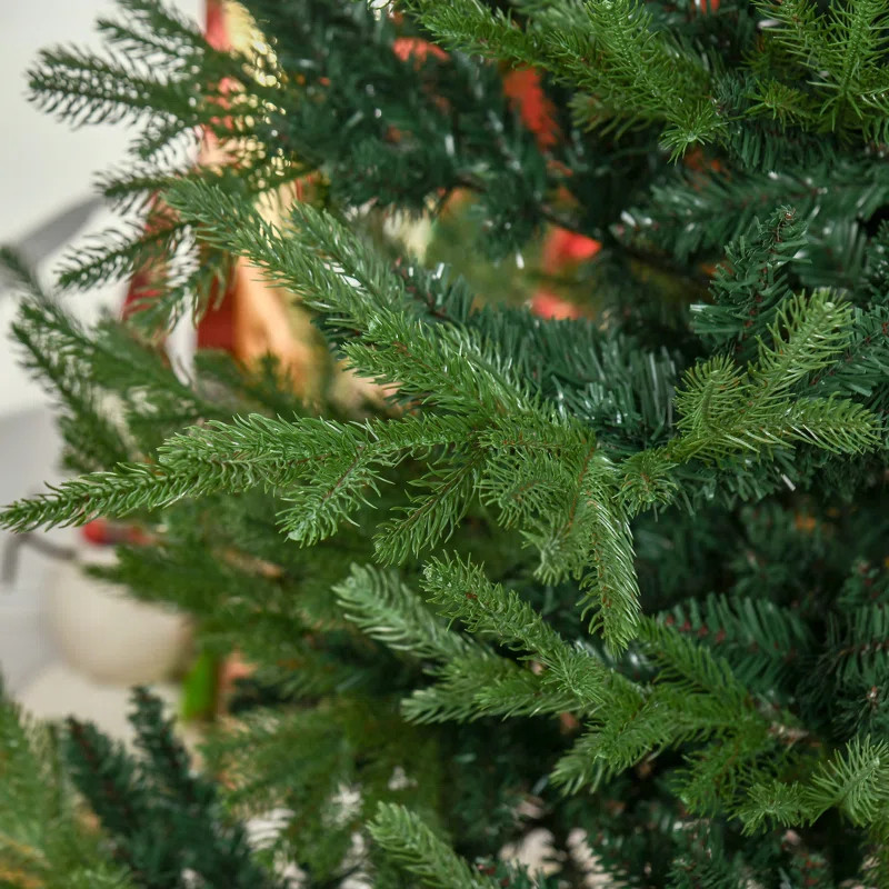 The Holiday Aisle® Green Realistic Pine Christmas Tree & Reviews | Wayfair | Wayfair North America