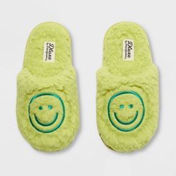 Kids' dluxe by dearfoams Happy Face Slide Slippers | Target