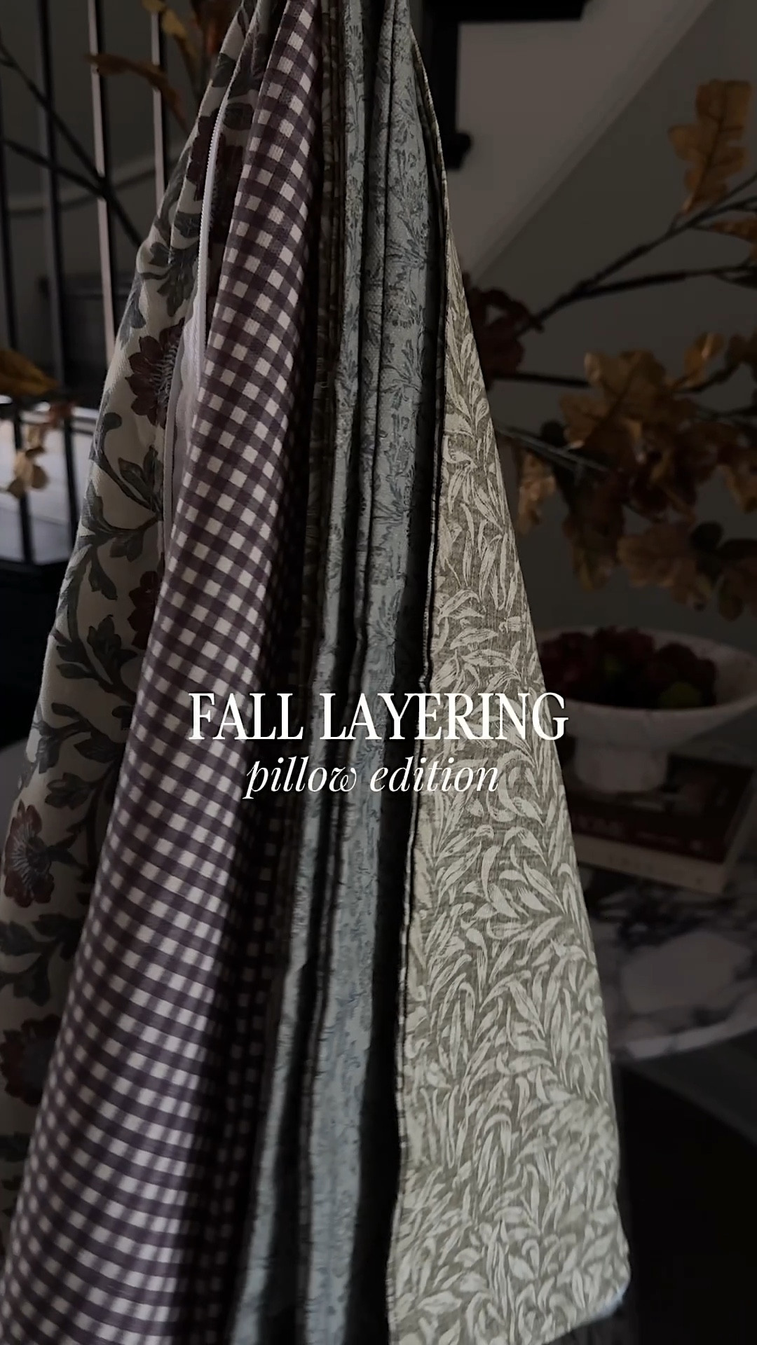 Layered fall prints + colors!! 😍

Size pictured: 22” 

#LTKHome #LTKSeasonal