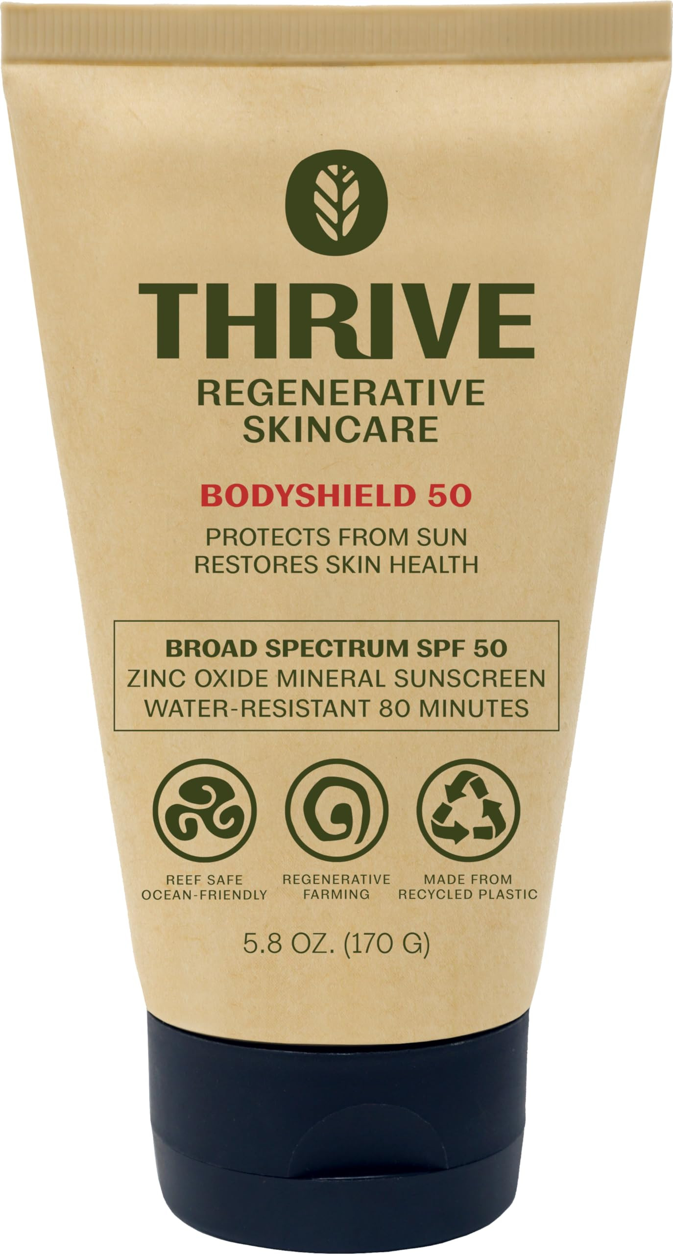 Thrive Natural Care Reef Safe Sunscreen SPF50 - Hawaii 104 Reef Act Compliant - Mineral Sunscreen... | Amazon (US)
