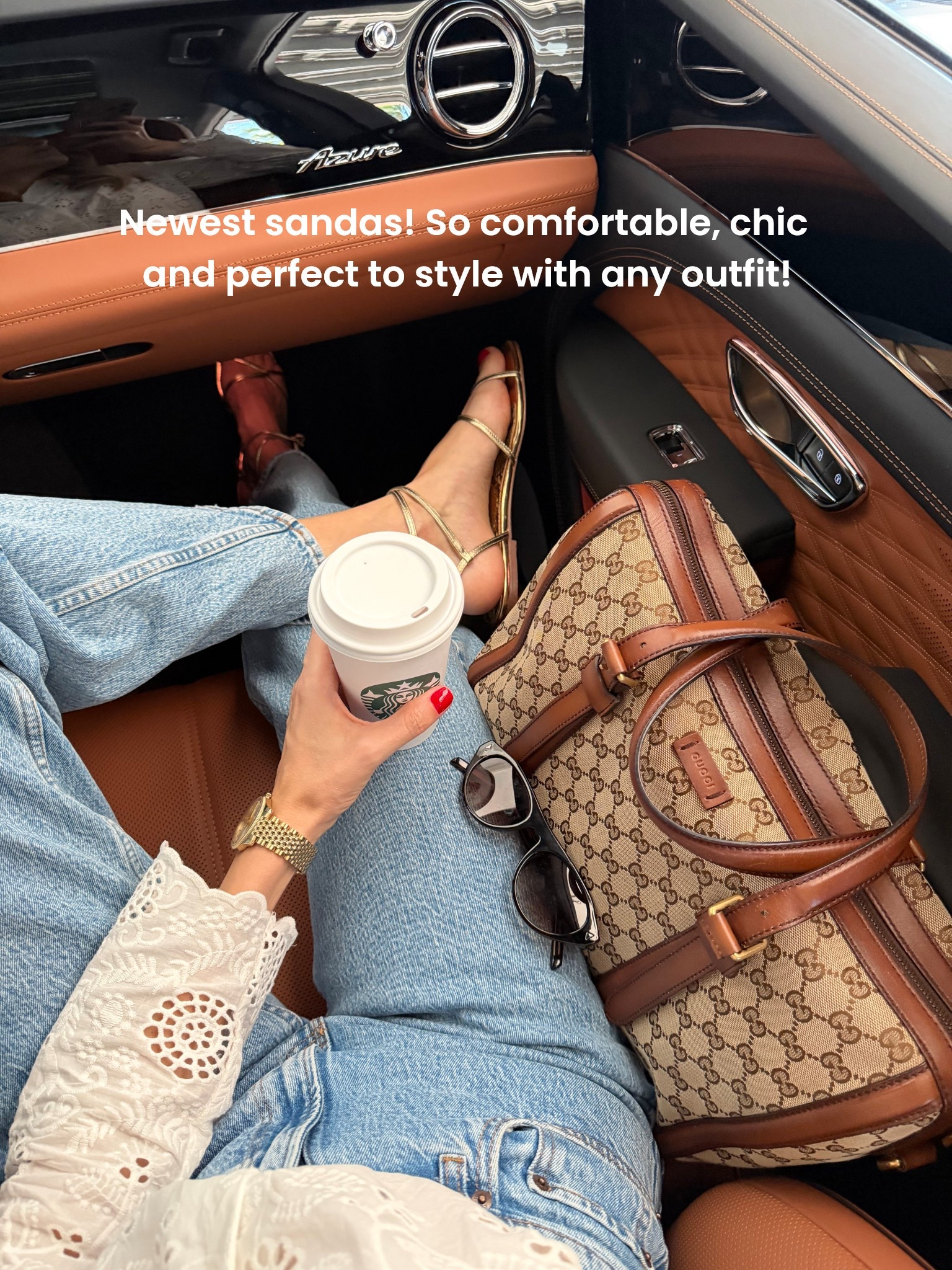 Elegant & comfortable spring sandals 
Perfect to wear with anything really 
Jeans, shorts , dresses , linen pants 
Love the gold color 


#LTKTravel #LTKTall #LTKOver40