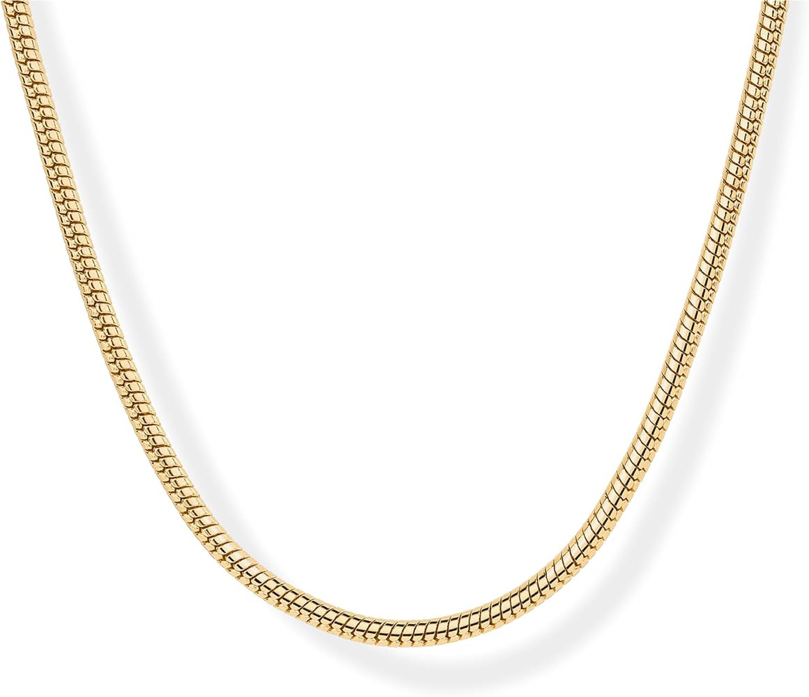 PAVOI 14K Gold Plated Chunky Chain Choker Necklaces for Women | Gold Statement Graduated Link Cha... | Amazon (US)