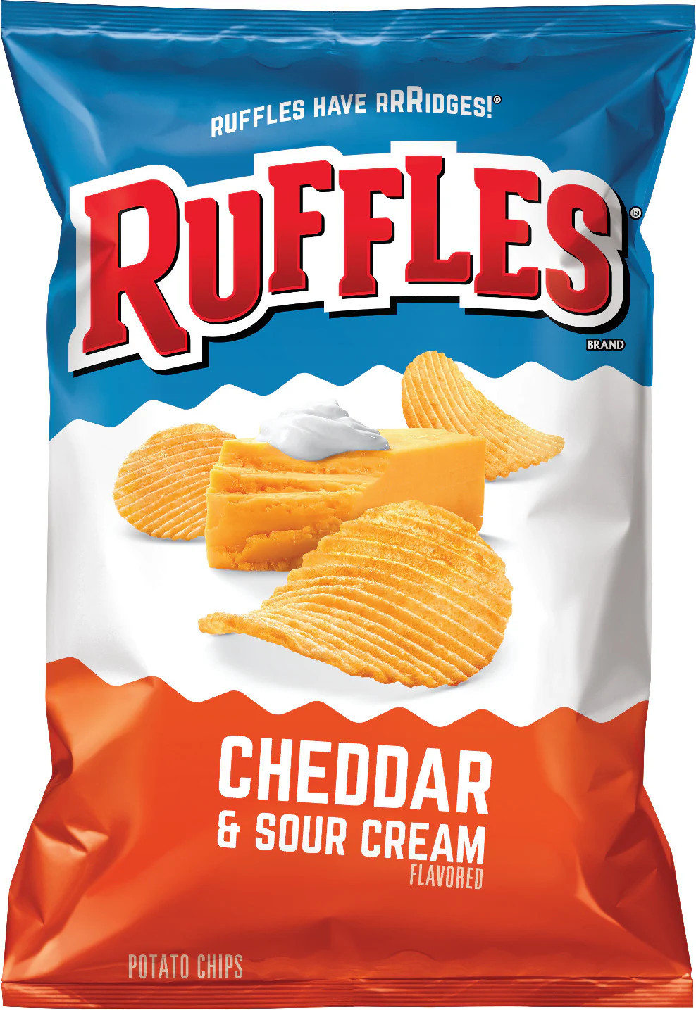 Ruffles Cheddar and Sour Cream Potato Chips/ Snacks one_size | RUFFLESCSC24 | Lowe's