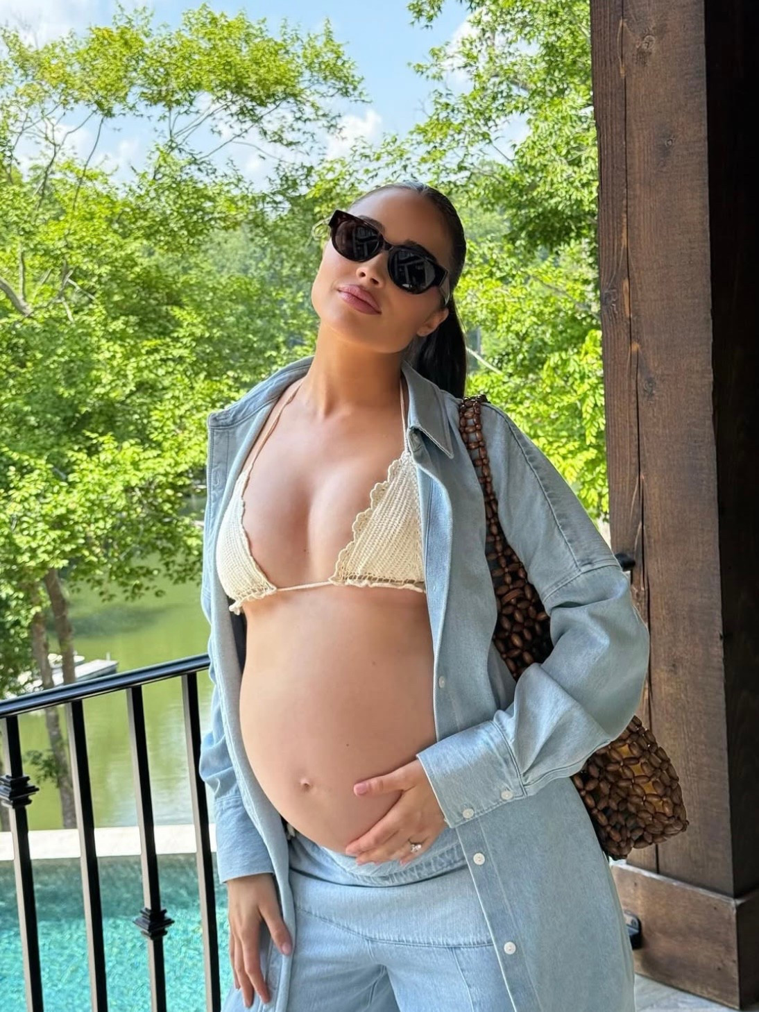 Swim day in Devon Windsor ☀️

#LTKStyleTip #LTKSeasonal #LTKSwim