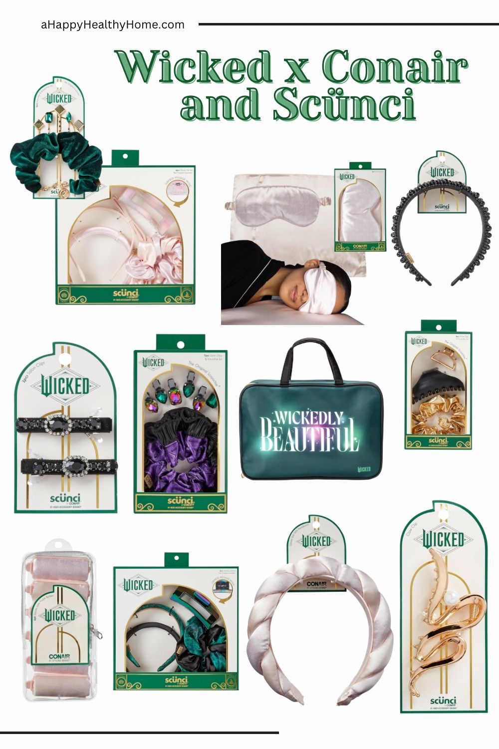 Dive into the Wicked x Conair and Scünci collection, filled with luxe accessories like satin sleep masks, plush scrunchies, and elegant hair clips. Perfect for gifting or adding a touch of elegance to your routine, this line enhances your self-care

#LTKHoliday #LTKGiftGuide #LTKCyberWeek