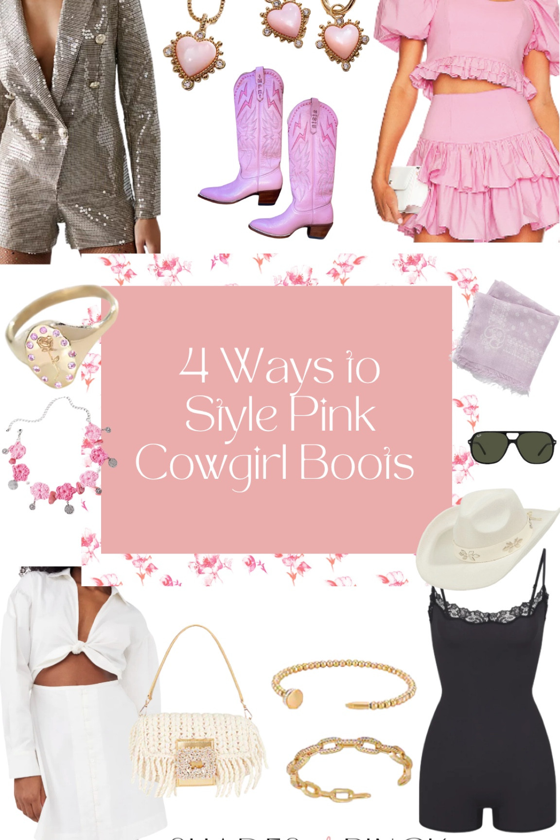 Here are four unique ways to style pink cowgirl boots! I have my own pair and that’s actually the pair in the pic, so hoping to give y’all some inspo!! 💕

#LTKstyletip #LTKFind #LTKshoecrush