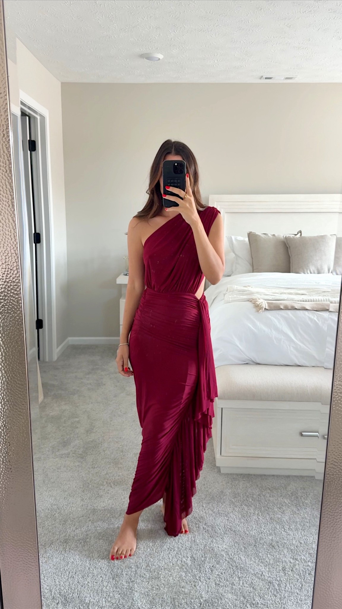 Burgundy dress 🫶🏽