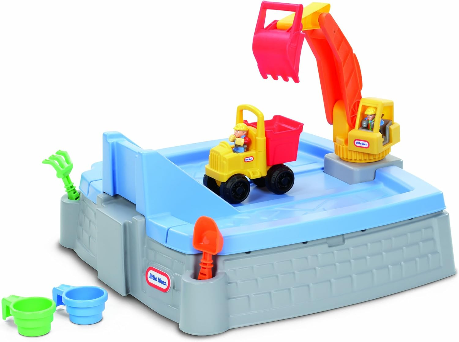 Little Tikes Big Digger Sandbox, White | Amazon (US)