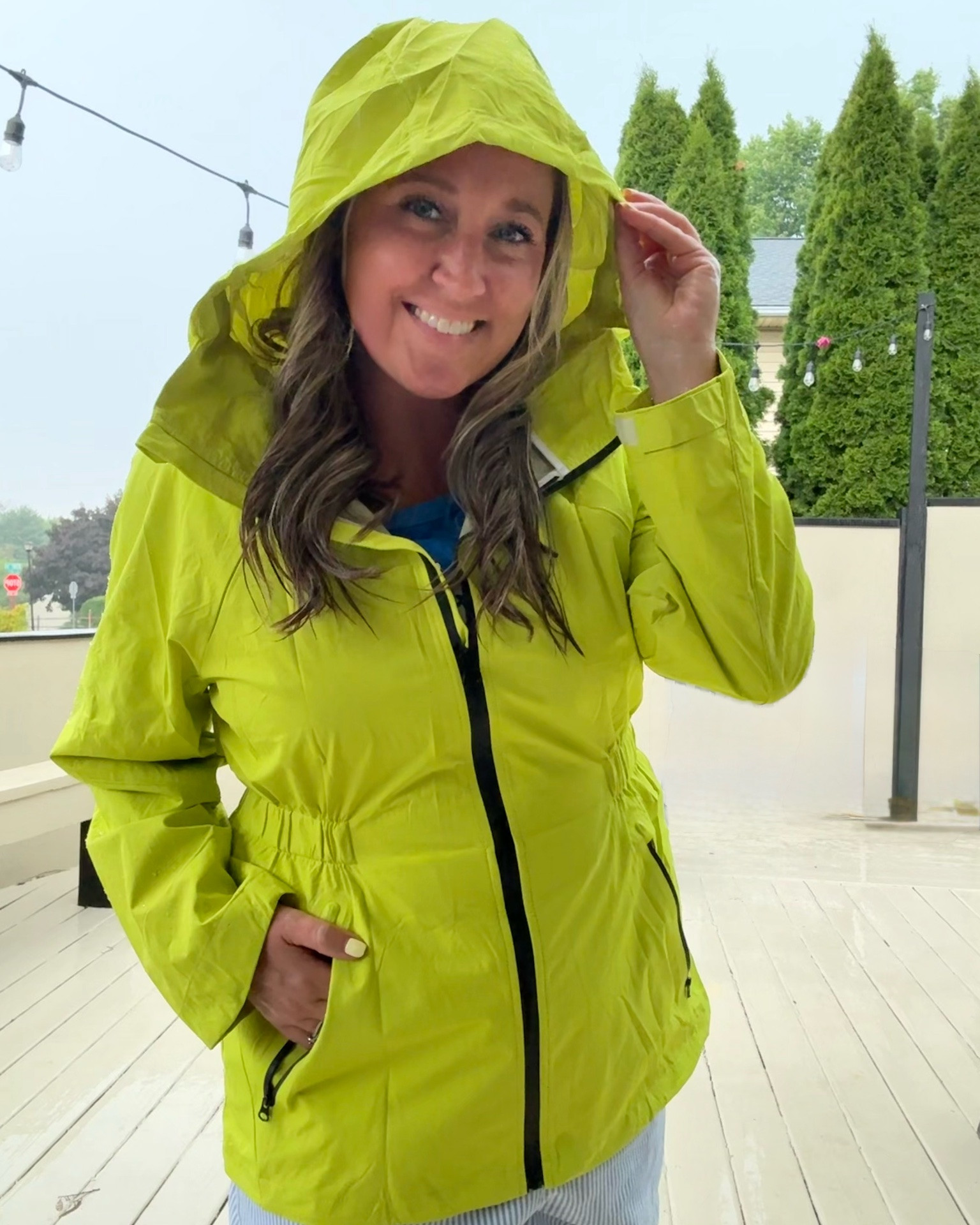 Lemon/Lime Raincoat💛💚

The fabric is not only waterproof, but also has excellent breathability. Great color and great length!

#LTKSeasonal #LTKU