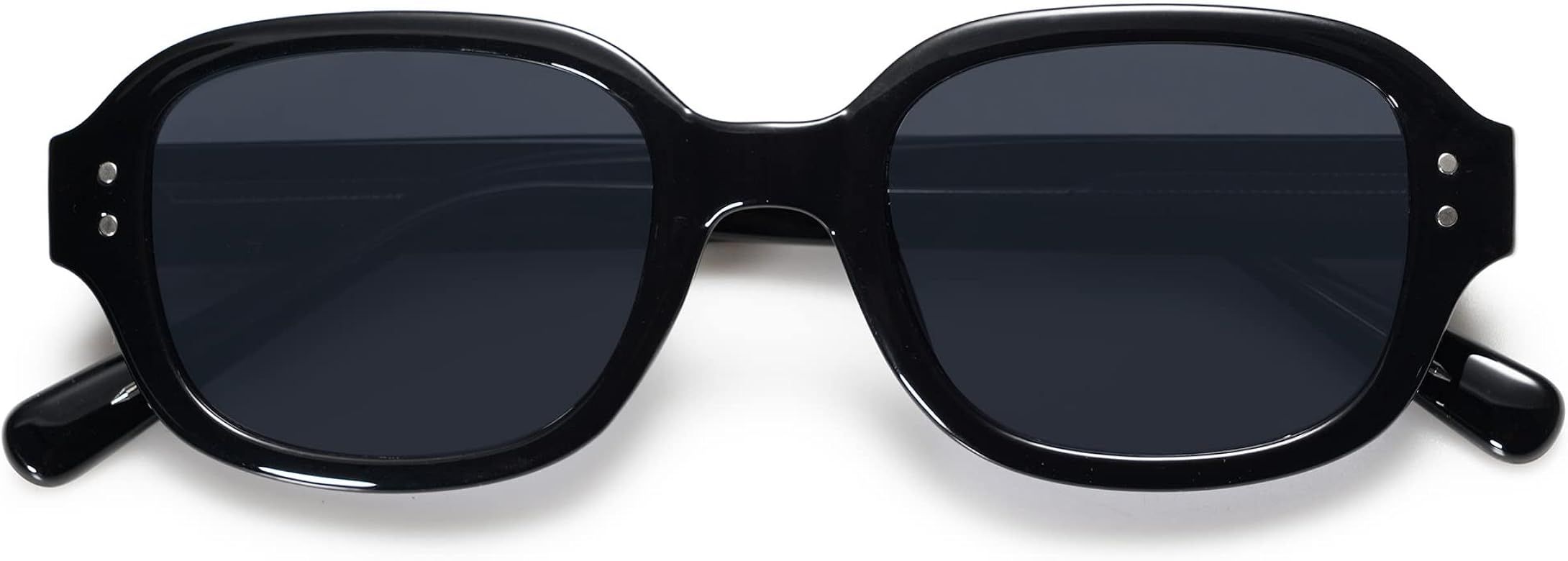 SOJOS Rectangle Sunglasses for Women Vintage Trendy Outdoor Travel Sun Glasses Square Frame SJ2218 | Amazon (US)