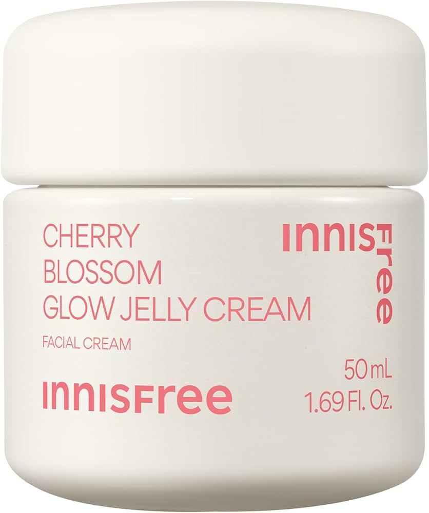 innisfree Cherry Blossom Glow Jelly Cream with Niacinamide for Smooth, Glowing Skin, Korean Skinc... | Amazon (US)