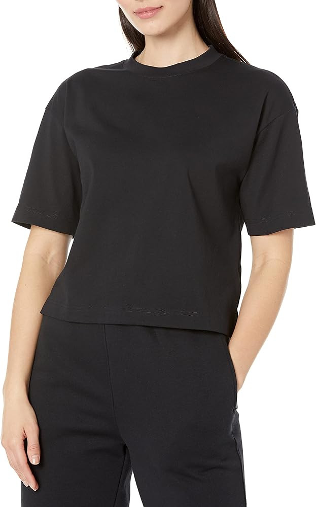 Amazon Essentials Women's Organic Cotton Drop Shoulder Relaxed Boxy Short-Sleeve T-Shirt (Availab... | Amazon (US)