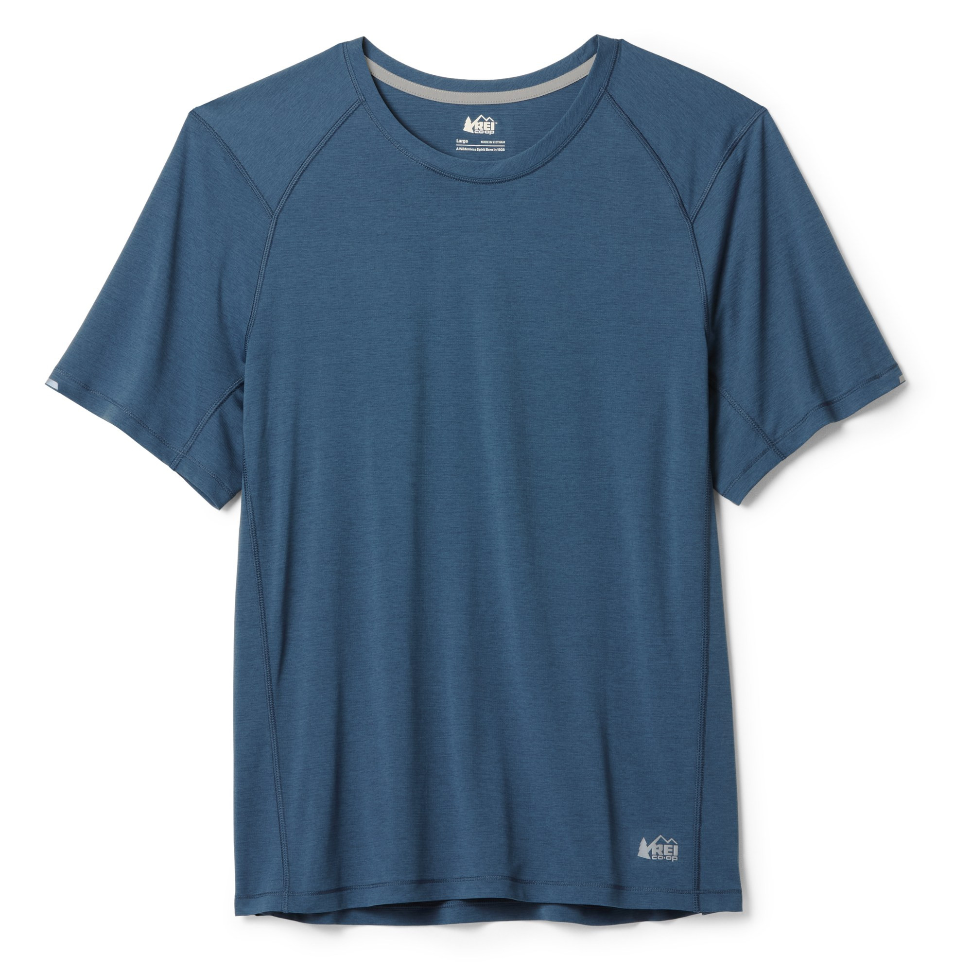 REI Co-op Men's Swiftland Running T-Shirt  Blue L Tall | REI