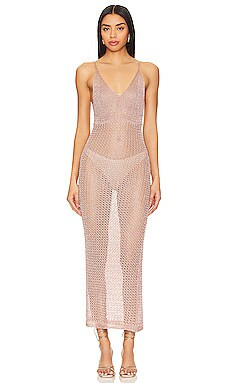 superdown Darcie Maxi Dress in Rose Gold from Revolve.com | Revolve Clothing (Global)
