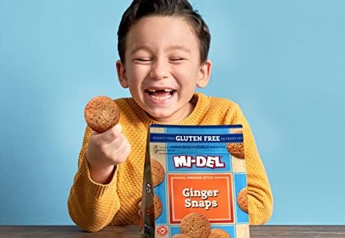Mi-Del Gluten Free Cookies, Swedish Ginger Snaps, 8 Ounce | Amazon (US)