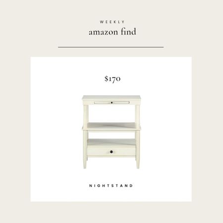 Weekly Amazon Find: Wood Bedside Table with Storage 

#LTKhome
