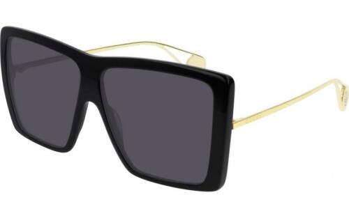 Gucci GG0434S Black Gold/Grey (001 B) Sunglasses 889652200590 | eBay | eBay US