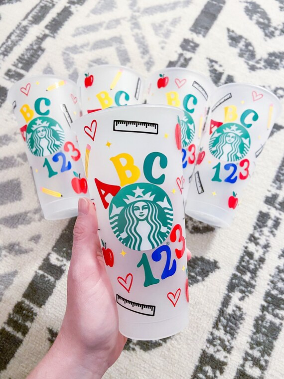 Starbucks Personalized Teacher Cup . Teacher Tumbler Cup . | Etsy | Etsy (US)