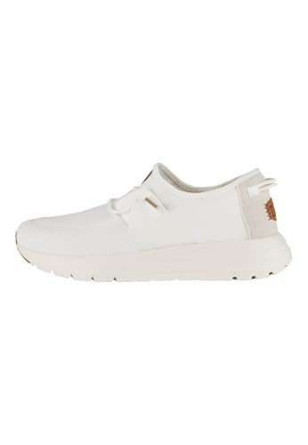 HEYDUDE Men's Sirocco M Neutrals White/White Size 7 | Men's Shoes | Men Slip-on Sneakers | Comfortable & Light-Weight | Amazon (US)