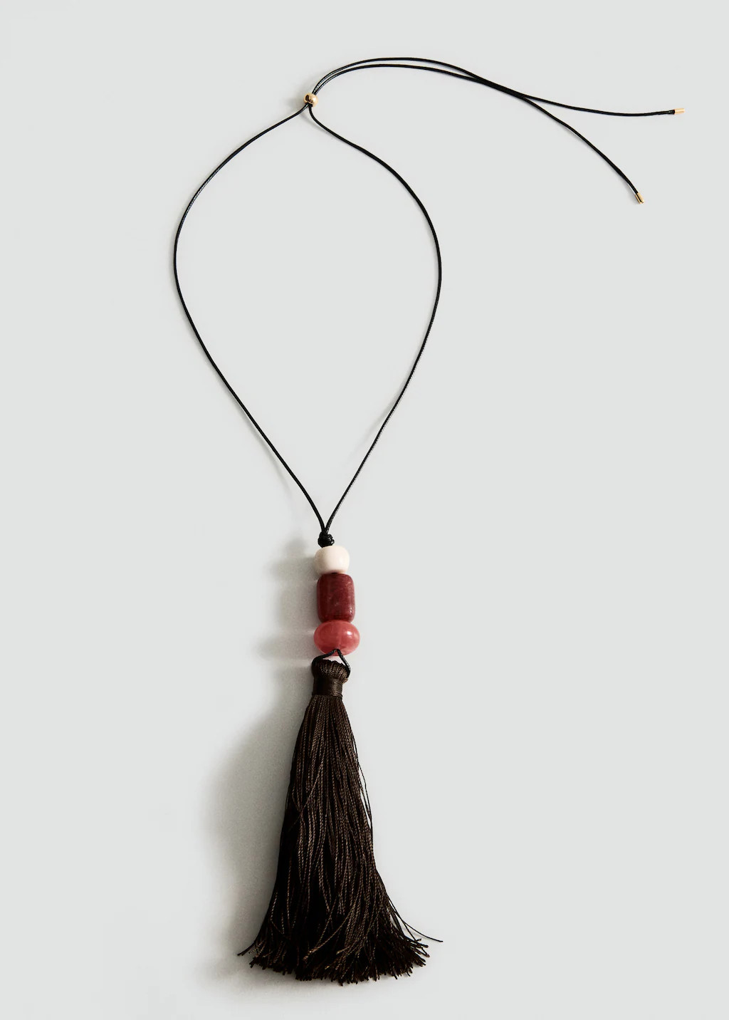 Fringed bead necklace | Mango (US/MX/AU)
