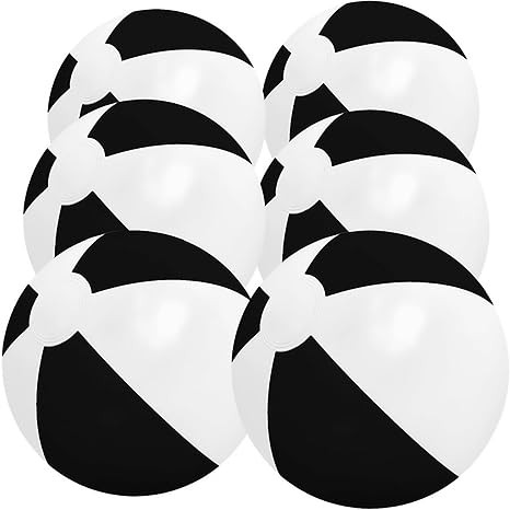 6 Pack Beach Balls, Large Inflatable Beach Balls Bulk, for Parties, Beach, Pools & Play | Amazon (US)