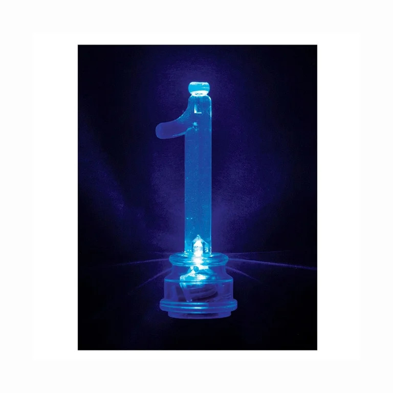 Multicolor Number 1 Flashing Birthday Candle Holder and Candles Set, 5 Pieces, by Way To Celebrat... | Walmart (US)
