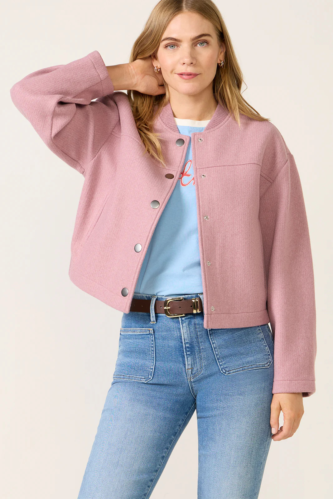 Bennett Stretch Bomber | Evereve