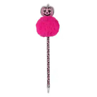 8" Pink Jack-o'-Lantern Pom Pom Pen by Creatology™ | Michaels | Michaels Stores