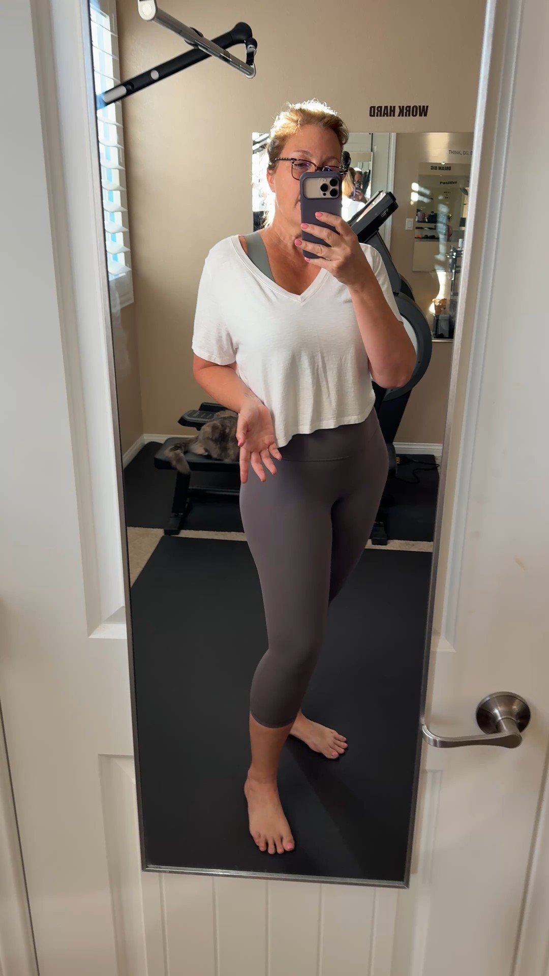 I love my crazy yoga pants! They are buttery, soft, very comfortable, and have just the right amount of compression! 

#LTKOver40 #LTKActive #LTKMidsize