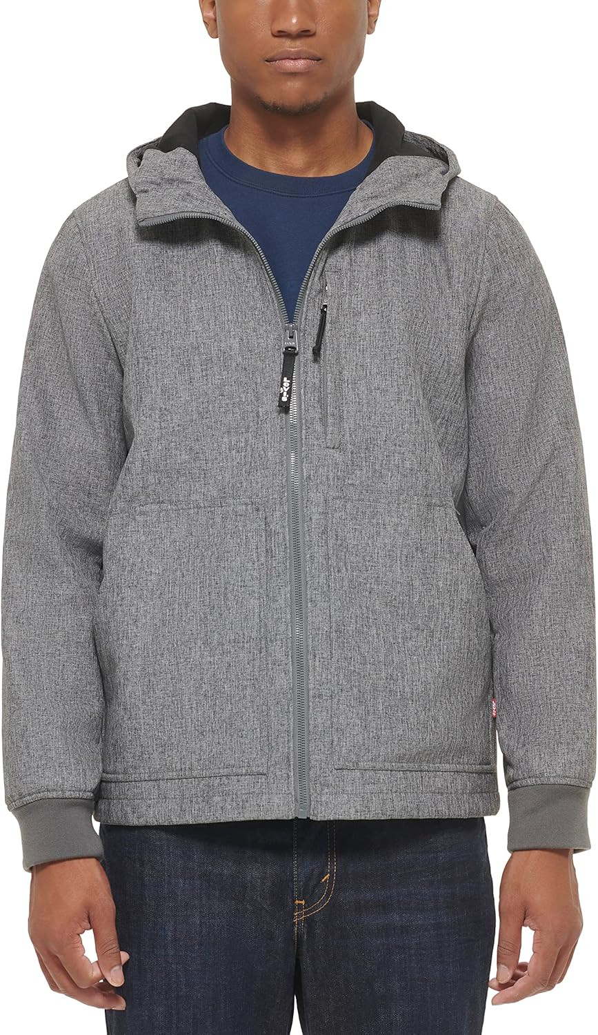 Levi's Men's Soft Shell Trail Hoody Jacket | Amazon (US)