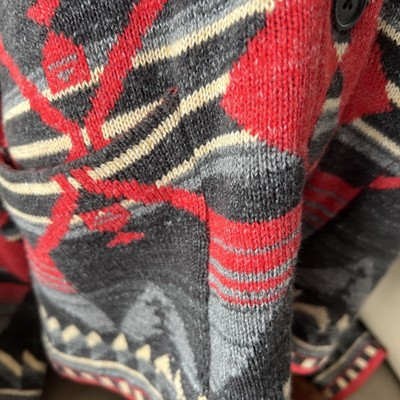 LRN Ralph Lauren Lauren Jeans CO. Southwest Aztec Cotton Sweater Mens Sz L  | eBay | eBay US